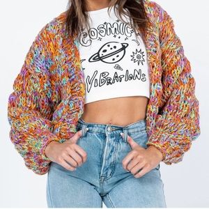 Princess Polly Multi-Colored Cardigan